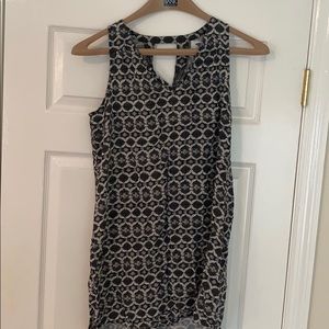 Black and white snake print dress Old Navy
